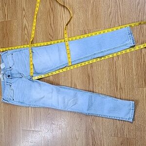 ABERCROMBIE & FITCH 26x27 SUPER SKINNY 2s WOMENS GIRLS 2007 VITAGE STRECH JEANS